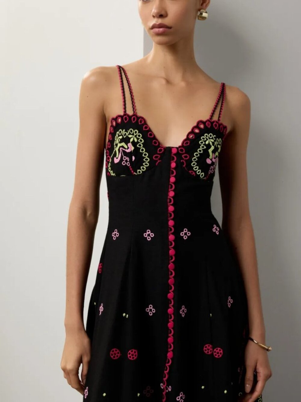 Charo Ruiz Mutti Dress Size Small MSRP $780 - Picture 3 of 13